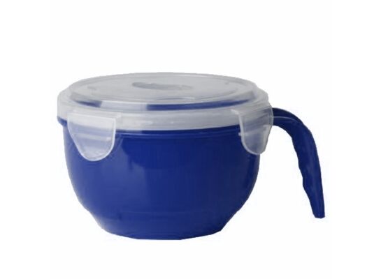 Miska z pokrywką FRESH 0,94 l granat