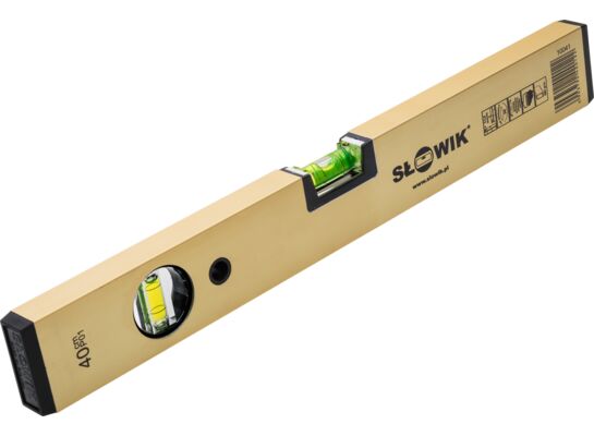 Poziomica anodowana złota 40 cm