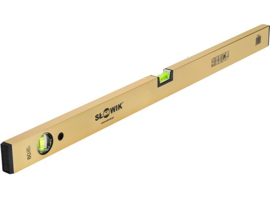 Poziomica anodowana złota 80 cm