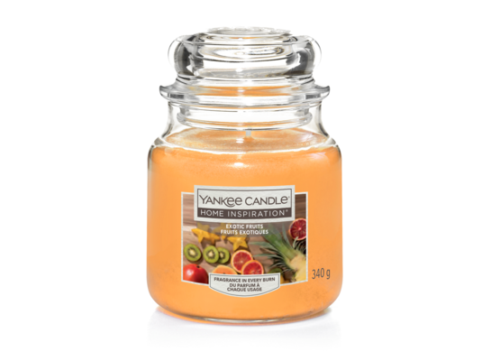 Świeca Yankee Candle Home Inspiration słoik średni Exotic Fruits