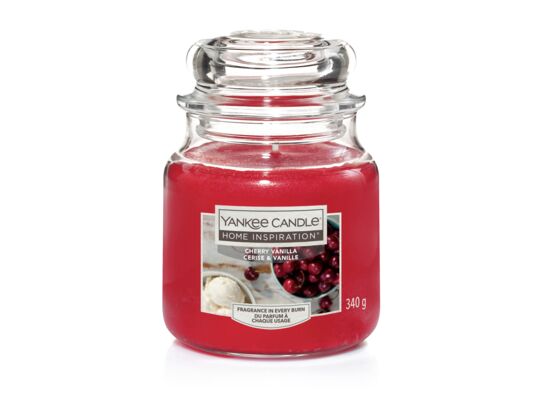 Świeca Yankee Candle Home Inspiration słoik średni Cherry Vanilla