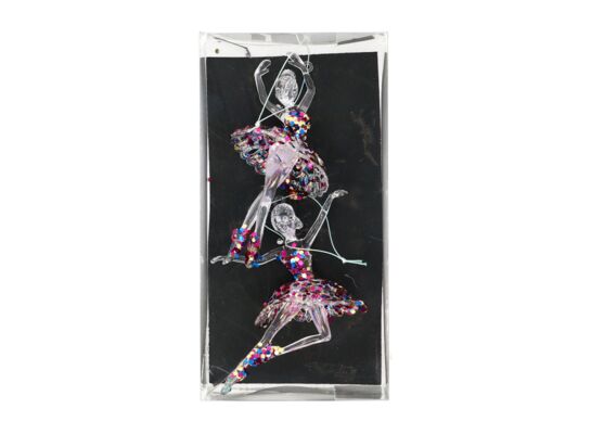 Zawieszka balerina 14 / 9,5 cm 2 sztuki