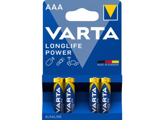 Bateria Longlife Power AAA 4 szt. VARTA