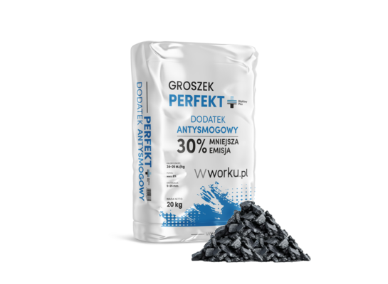 Węgiel Groszek Perfekt Błękitny Plus 20 kg 24-26 MJ/kg