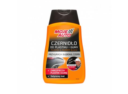 Czernidło do plastiku i gumy 250 ml MOJE AUTO
