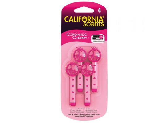 Patyczki Vent Sticks do nawiewu w samochodzie 4 szt. Coronado Cherry CALIFORNIA SCENTS