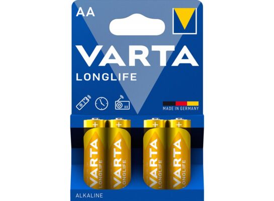 Baterie Longlife AA LR6 Blister 4 szt. VARTA