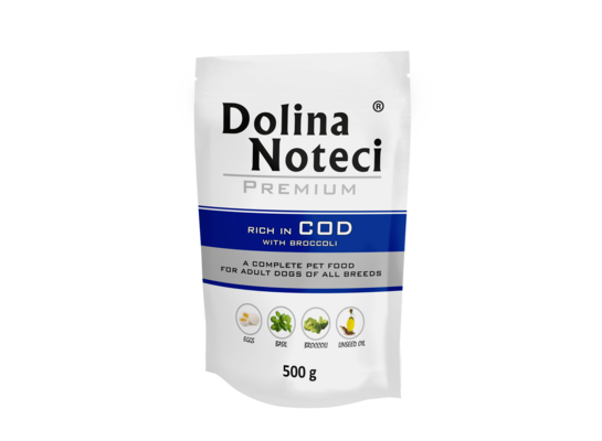 Karma mokra dla psa BOGATA W DORSZA 500 g Dolina Noteci