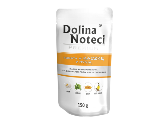 Karma mokra dla psa BOGATA W KACZKĘ 150 g Dolina Noteci