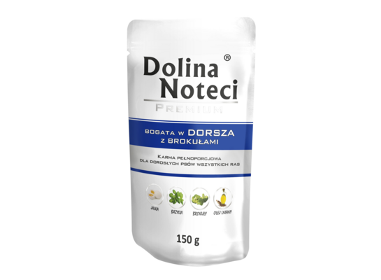 Karma mokra dla psa BOGATA W DORSZA 150 g Dolina Noteci