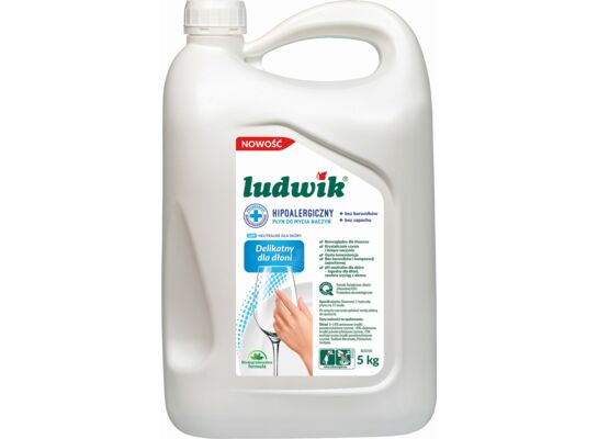 Płyn do mycia naczyń  hipoalergiczny 5 kg Ludwik