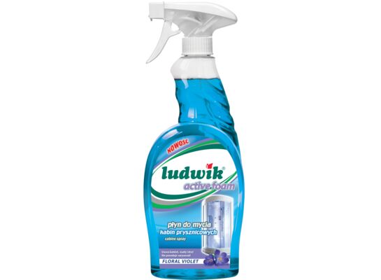 Płyn do mycia kabin prysznicowych active foam Floral Violet 750 ml Ludwik