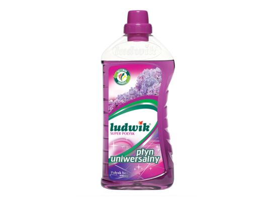 Płyn uniwersalny super połysk o zapachu kwiatu bzu 1 l Ludwik