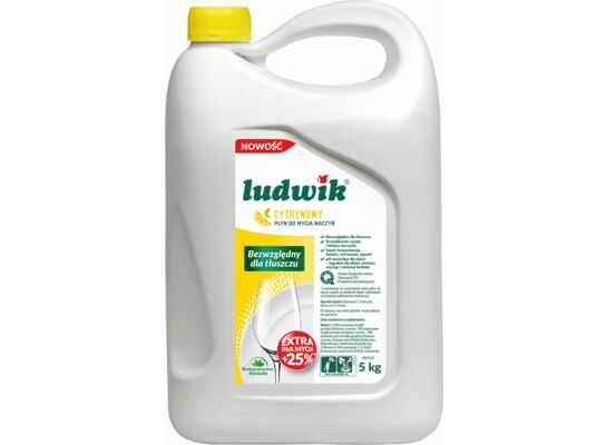 Płyn do mycia naczyń cytrynowy 5 kg Ludwik