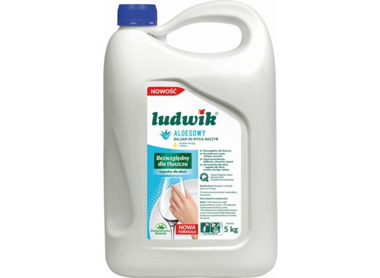 Płyn do mycia naczyń  balsam aloesowy 5 kg Ludwik