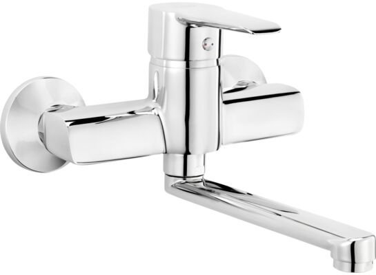 Bateria umywalkowa ścienna Corio chrom