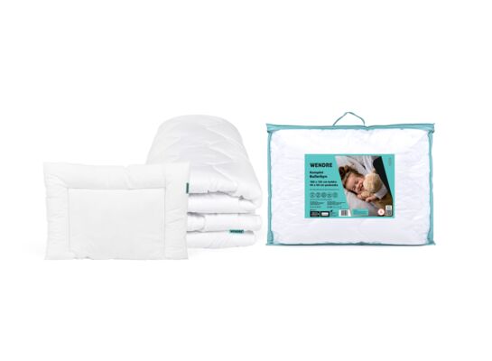 Komplet Bullerbyn Microfiber kołdra 100 x 135 cm + poduszka 40 x 60 cm