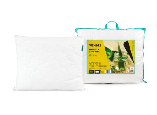 Poduszka Aloe Vera 70 x 80 cm biała