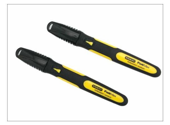 Marker ścięty FATMAX XL czarny 2 sztuki Stanley