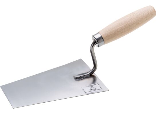 Kielnia trapezowa 160 mm stal nierdzewna drewniana rączka Condor