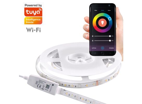Taśma LED Wi-Fi 2 m 3000 K + 6000 K RGB IP65 Tuya