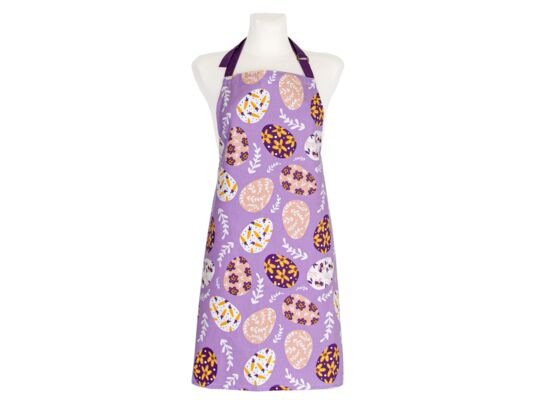 Fartuch kuchenny Festive Eggs 60 x 75 cm fiolet