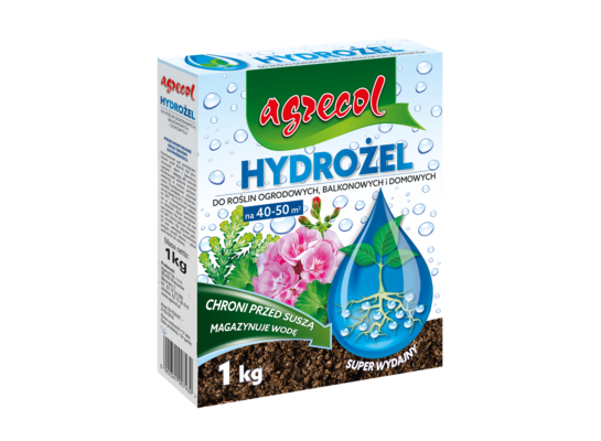 Hydrożel do roślin ogrodowych, balkonowych i domowych 1 kg Agrecol