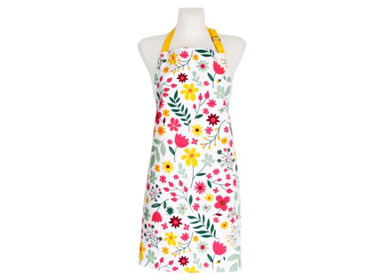 Fartuch kuchenny Fabulous Flowers 60 x 75 cm czerwony