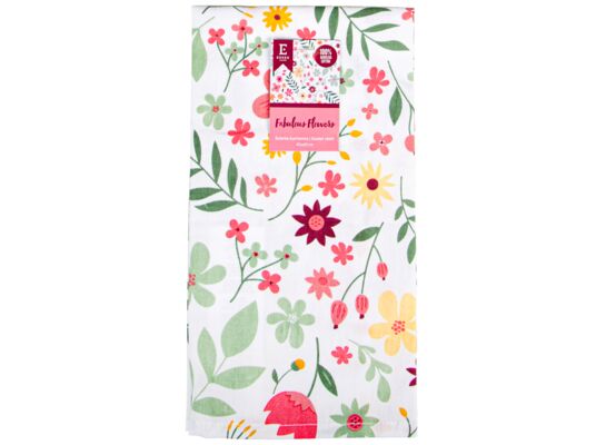 Ścierka kuchenna Fabulous Flowers 40 x 60 cm czerwony