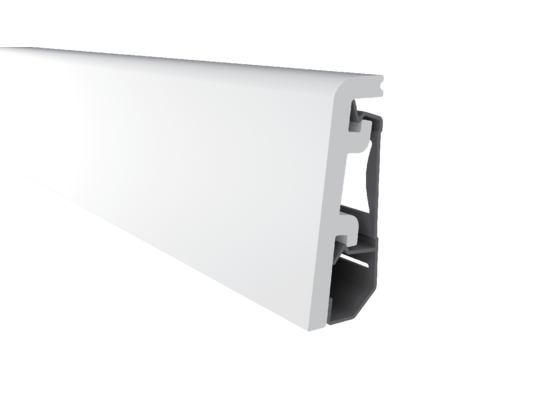 Listwa przypodłogowa VEGA 60 mm biała P0610 Arbiton