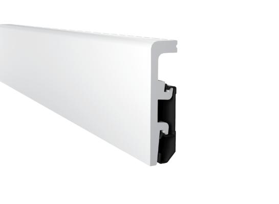 Listwa przypodłogowa VEGA 80 mm biała Arbiton