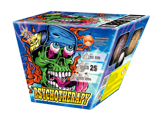 Wyrzutnia PSYCHOTHERAPY 25 mm 25 strzałów