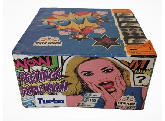 Wyrzutnia FEELING EXPLOSION 20 mm 100 strzałów