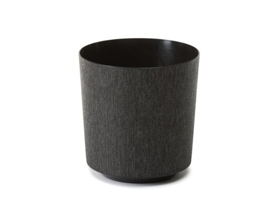 Donica GAMA 25 cm textil czarny t/k31
