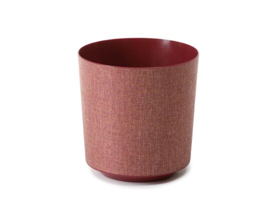 Donica GAMA 30 cm textil - b/bordowy + t/k67