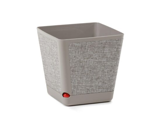 Donica KORA 18 x 18 cm textil - b/taupe + t/k22