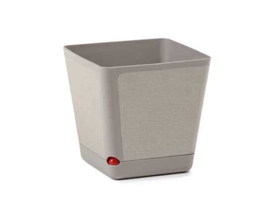 Donica KORA 18 x 18 cm textil - b/taupe + t/k70