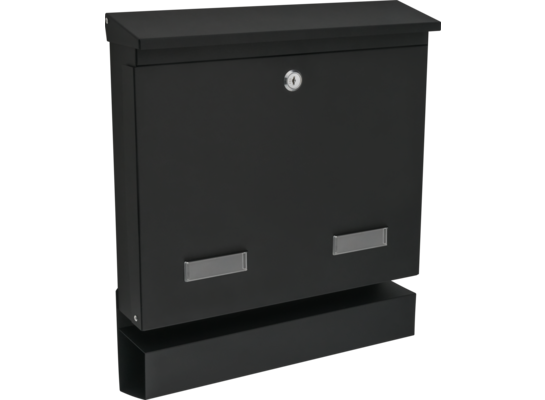 Skrzynka na listy LARGOS C4 z tuba czarny mat