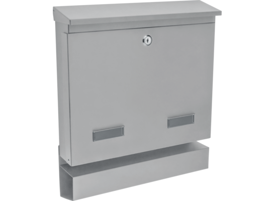 Skrzynka na listy LARGOS C4 z tuba jasny szary