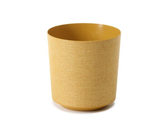 Donica GAMA 19 cm textil - b/musztardowy + t/k66