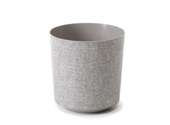 Donica GAMA 19 cm textil - b/taupe + t/k22