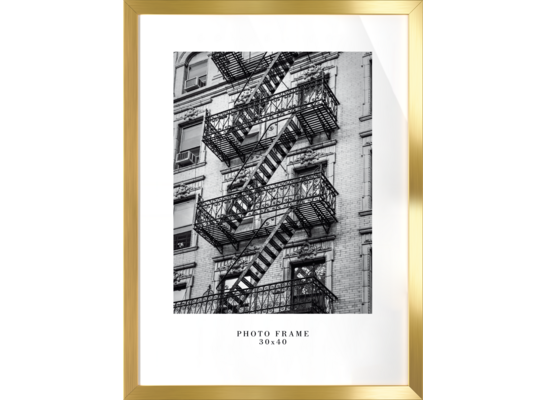 Ramka na zdjęcia Floryda 30 x 40 cm złoty