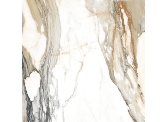 Gres szkliwiony rektyfikowany Calacatta grey 60 x 60 cm