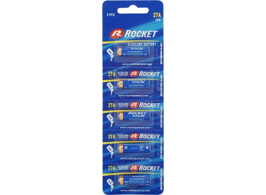 Baterie 27A blister 5 sztuk ROCKET