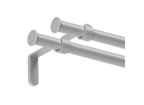 Karnisz podwójny Oslo II 160 cm 19/16 mm satyna