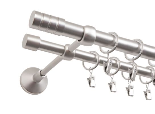 Karnisz podwójny Vito II 200 cm 19/16 mm satyna GO/ON!