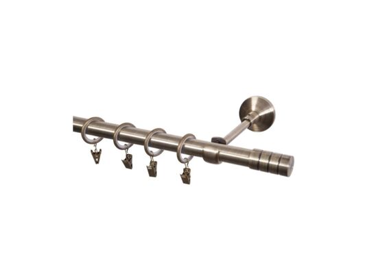 Karnisz podwójny Vito II 300 cm 19/16 mm antyczny mosiądz GO/ON!