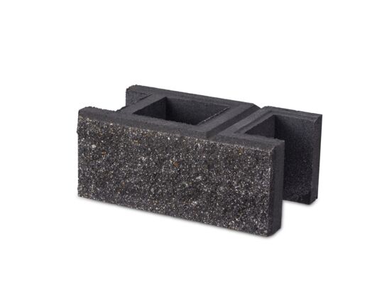 Bloczek murkowy JONIEC® - GORC® GM Czarny 38 x 22 x 16 cm
