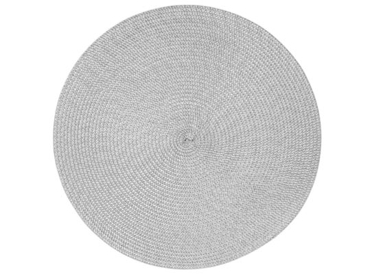 Mata stołowa okrągła Hawai 38 cm szara AMBITION