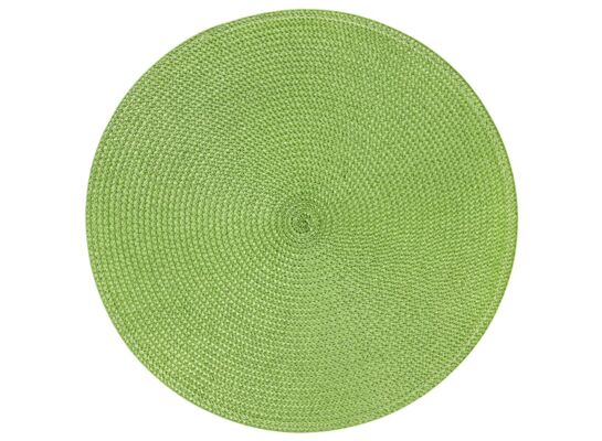 Mata stołowa okrągła Hawai 38 cm zielona AMBITION